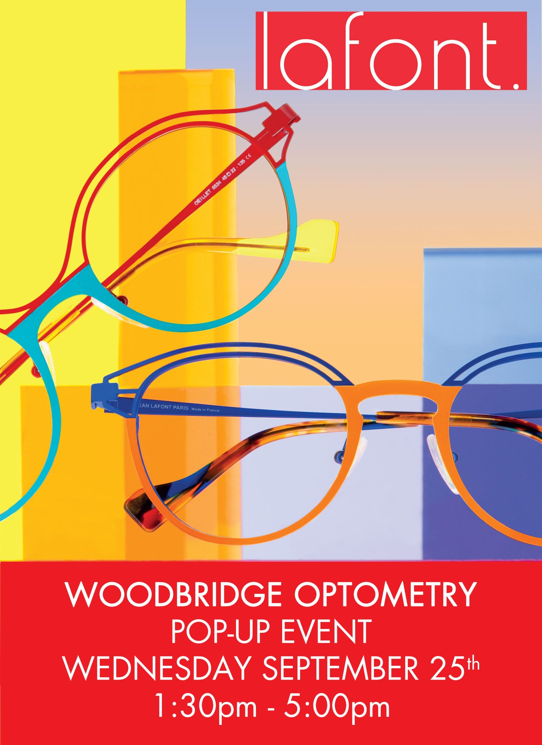 Lafont pop-up event trunk show Irvine