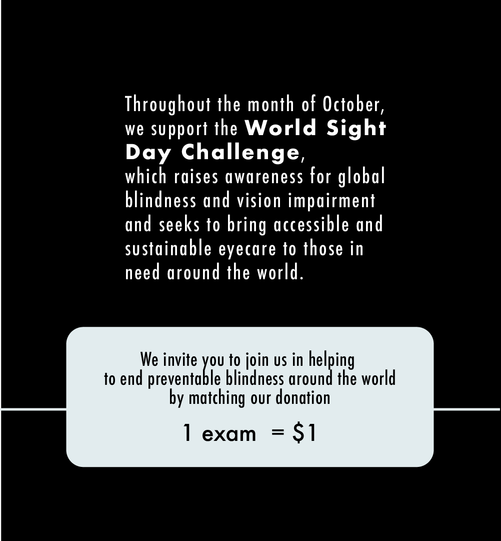 World Sight Day contribution